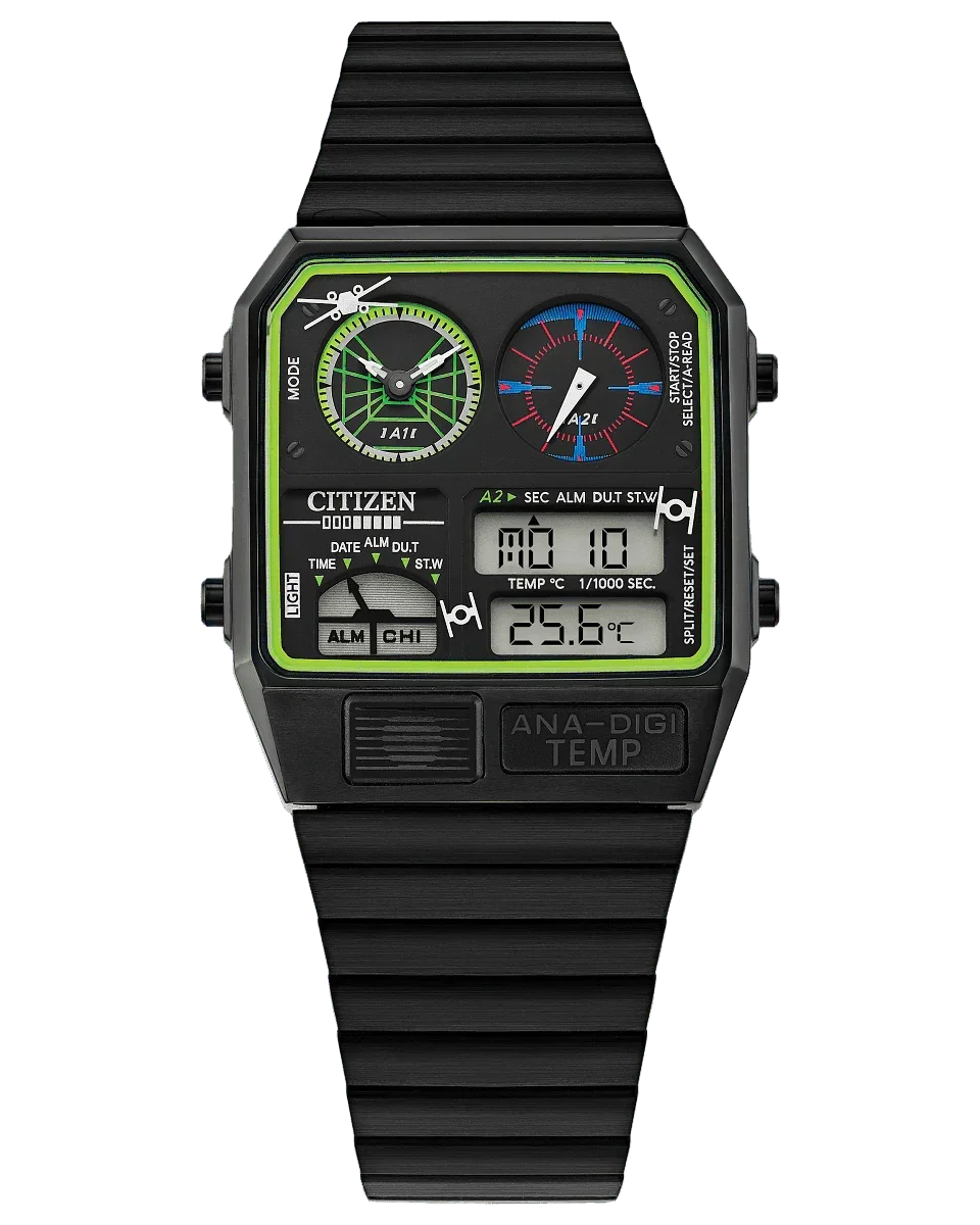 Citizen Star Wars Trench Run Analog-Digital Mens Watch JG2109-50W