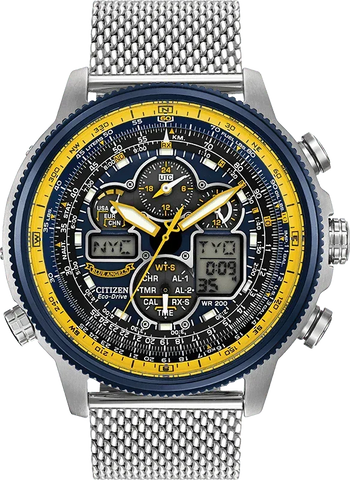 Citizen Eco Drive Navihawk A-T Blue Angels Mens Watch JY8031-56L