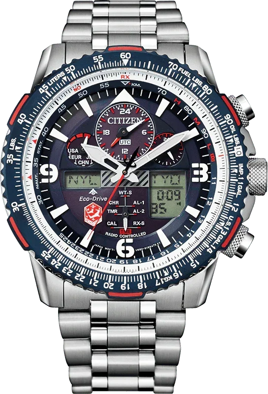 Citizen Eco Drive Promaster Snowbirds Skyhawk A-T Mens Watch JY8071-51L