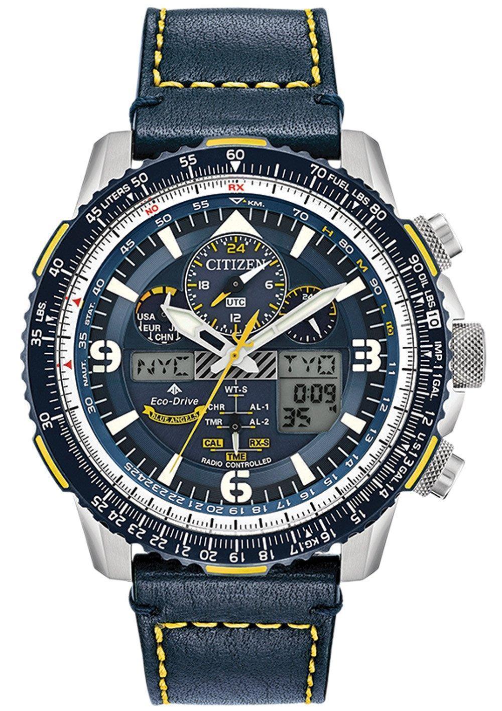Citizen Eco Drive Blue Angels Promaster Skyhawk A-T Mens Watch JY8078-01L
