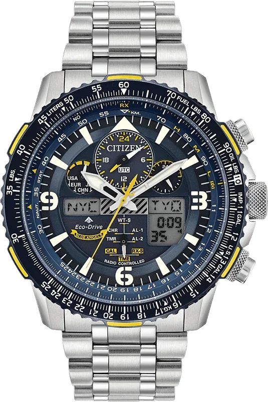 Citizen Eco Drive Blue Angels Promaster Skyhawk A-T Mens Watch JY8078-52L