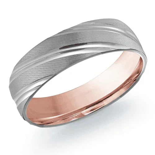 10, 14, 18 Karat 6mm Solid Gold High Polish Rounded Lux Band