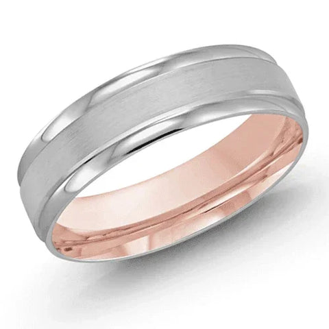 10, 14, 18 Karat 6mm Solid Gold High Polish Rounded Lux Band