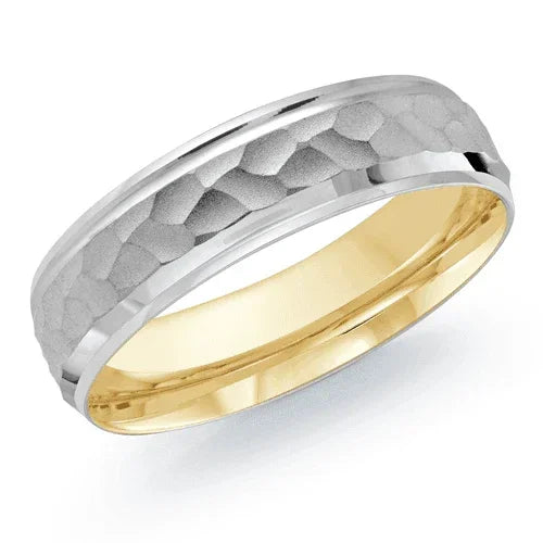 10, 14, 18 Karat 6mm Solid Gold High Polish Rounded Lux Band