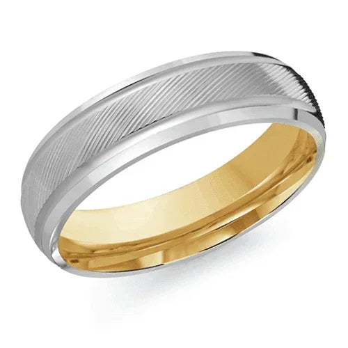 10, 14, 18 Karat 6mm Solid Gold High Polish Rounded Lux Band