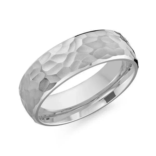 10, 14, 18 Karat 8mm Solid Gold High Polish Rounded Lux Band