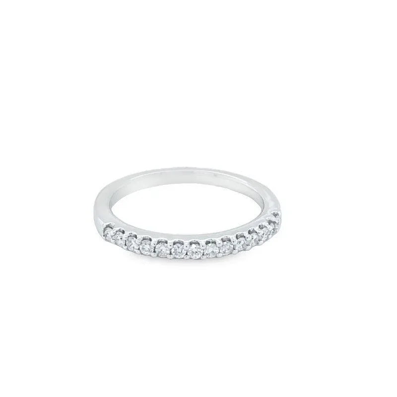14K White Gold 1.50TDW Diamond Solitaire With Halo and Sides Diamonds Wedding Set