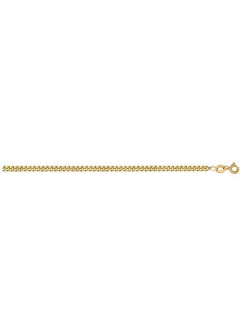 10K Yellow Gold Curb Link 1.2 mm Light Plated Italian Chain
