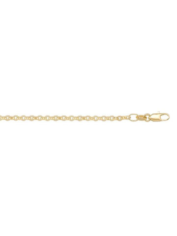 10K, 14K, 18K Yellow Gold Cable 1.7 mm Italian Chain
