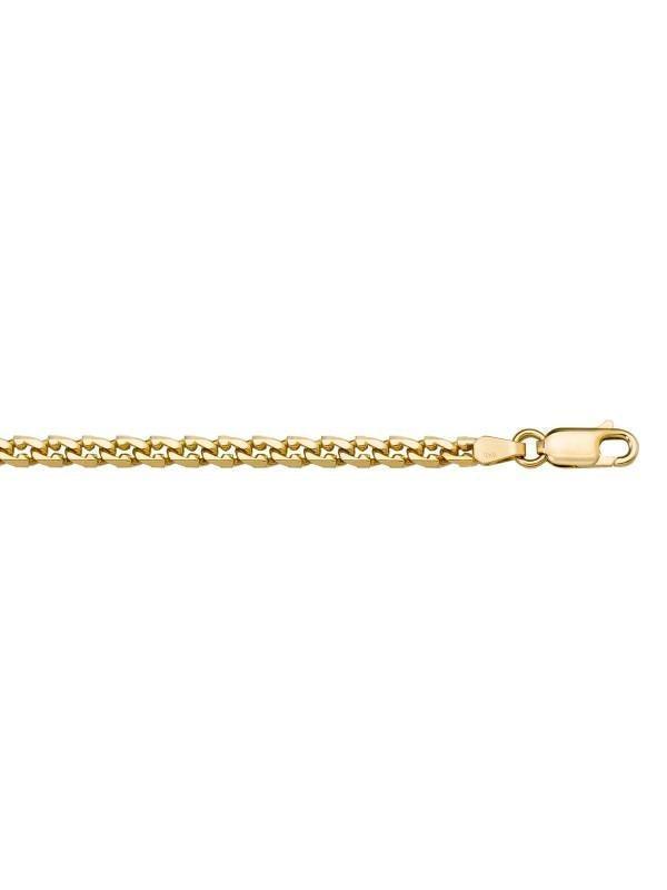 14K, 18K Yellow Gold L.F Link 4.0 mm Italian Bracelet
