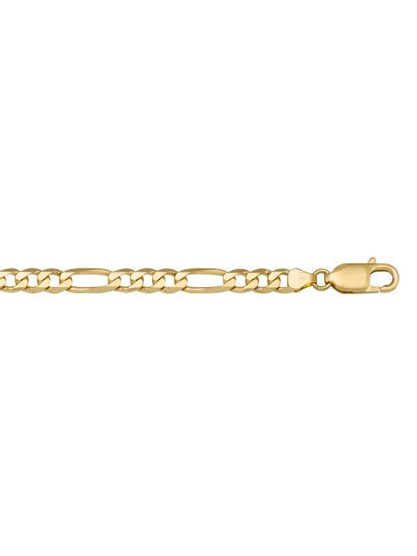 10K, 14K, 18K Yellow Gold Figaro Link 8.3 mm Italian Chain