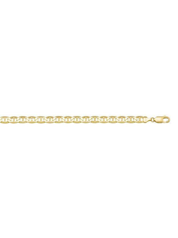 10K, 14K, 18K Yellow Gold Flat Anchor 3.8 mm Italian Chain