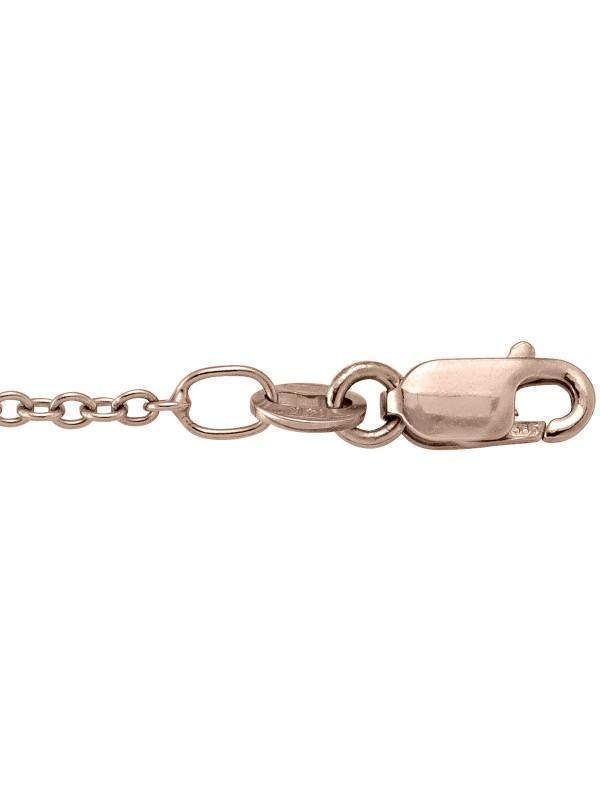 14K Rose Gold Open Cable 1.5 mm Italian Chain