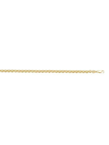 10K, 14K, 18K Yellow Gold Hollow Rolo 2.9 mm Italian Bracelet